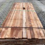 Ca. 272x Angelim Pedra Regels Fijnbezaagd, 40x60mm, lengte 190cm
